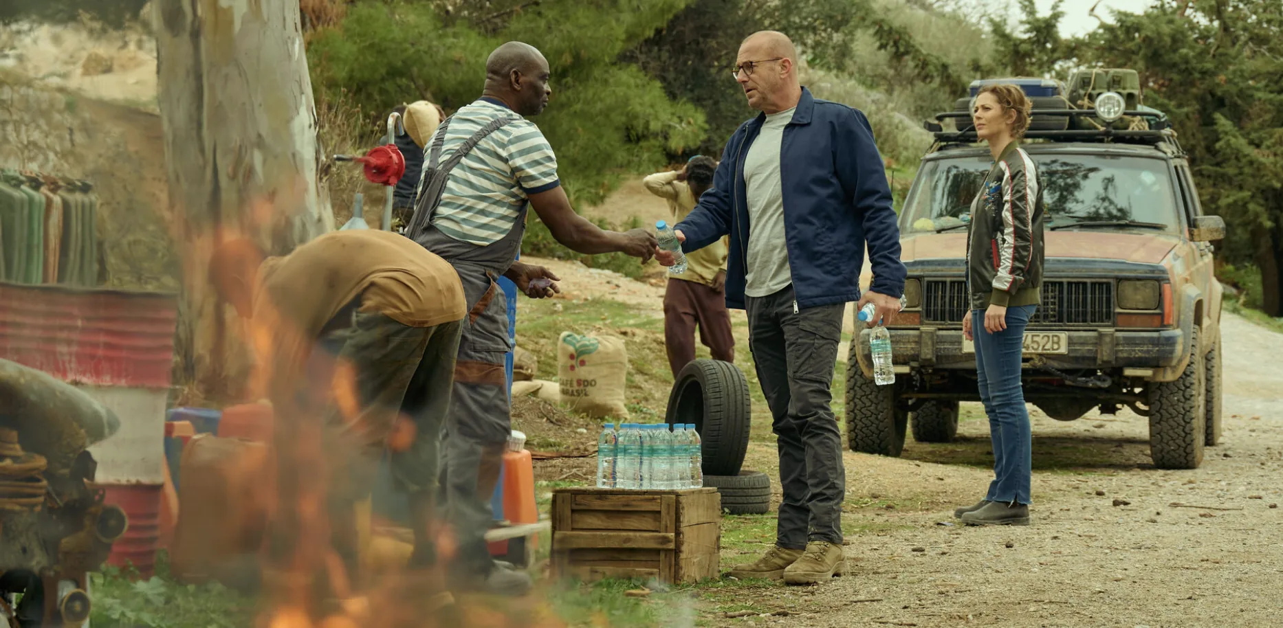 Film still: Tod in Mombasa